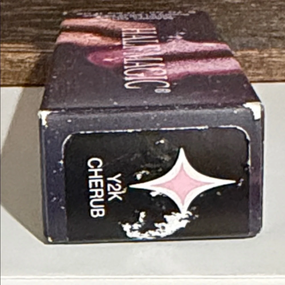 Half Magic Magic Drip Glitter Lip Gloss Y2K Cherub Pink Sparkle Vegan NIB